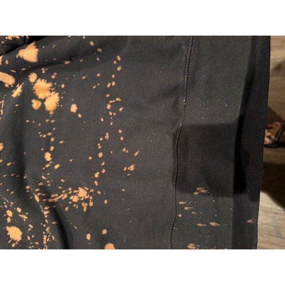 Womens Tie-Dye Punk Hippie Festival Distressed Retro sweatshirt wide neck L/XL - Picture 3 of 3